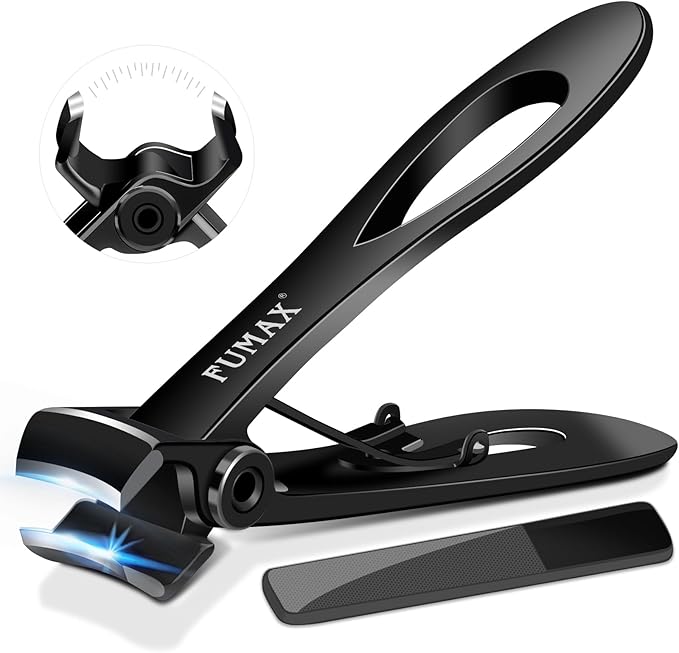 Toenail Clippers for Seniors Thick Toenails, Heavy Duty Large Nail Clippers with 15mm Wide Jaw Opening, Long Handle Toe Nail Clippers for Thick Nails Gifts for Men, Seniors Women