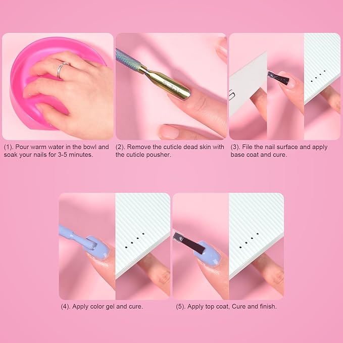KADS 3Pcs Nail Art Hand Wash Remover Soak Bowl DIY Salon Glitter Nail Spa Bath Treatment Hand Resurrection Care Bowl (3 Colors)