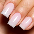 Imtiti Milky White Gel Polish, 0.5 Fl Oz Neutral Jelly Gel Nail Polish DIY Nail Art Starter Manicure Salon Kit for Women & Girls