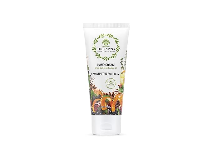 Aromatherapy Hand Cream for Dry Skin – Shea Butter Hand Cream for Women and Men with an Awakening, Long-Lasting Manhattan Bourbon Scent – Vegan Hand Cream Lotion for Dry Skin, 3 Oz.