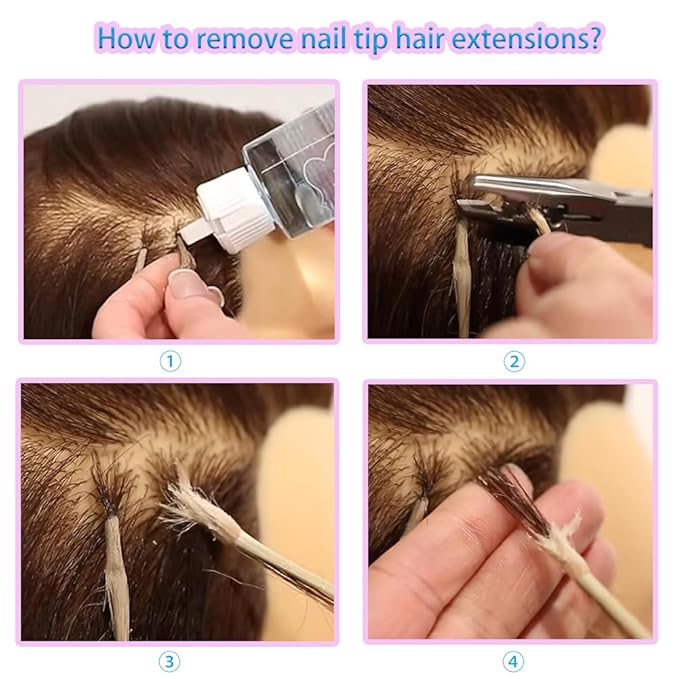 Curlable U-tip Human Hair Extensions 30# Medium Auburn Keratin Nail Tip Hair Extension 100 Strands 0.5g/strands Straight Brazilian Remy Hair 20 Inch (50cm)