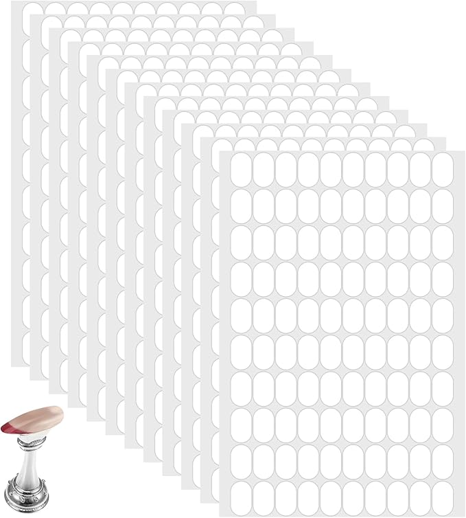 1200 Pcs Double Sided Nail Sticky Tack, Clear Nails Stand Sticky Tabs No Trace Poster Stickers for Festival Decoration Sticky Dot