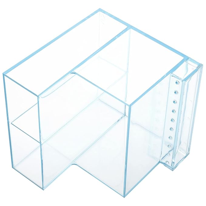 Uonlytech Nail Art Tool Organizer Manicure Grinding Rack 1pc Storage Box for Gel Polish Accessories