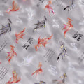 3Sheets Lucky Fish Nail Art Sticker Summer Nail Decals Adorable Koi Wish Fishes Style Manicure Sticker for Women Girls (Fish)