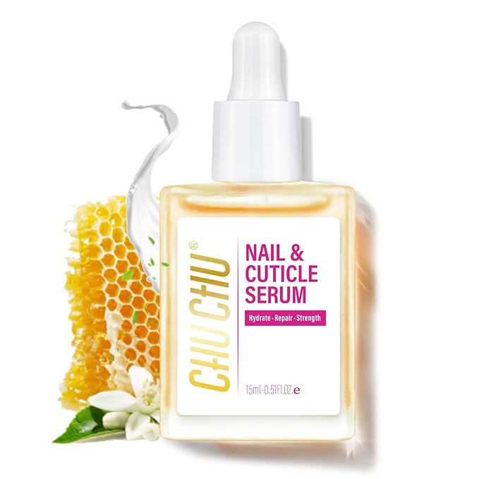 Nail Growth and Strengthening Serum for Cuticle Repair: Natural Plant Protein and Biotin Moisturizing Treatment - Nail Cuticle Care for Dry Weak, Brittle, Splitting Nails