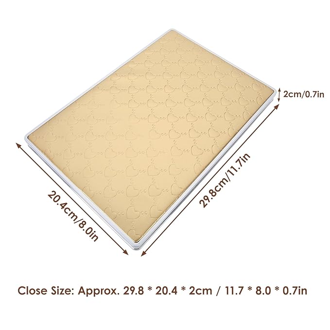 160 Slots Nail Gel Color Card Nail Polish Display Chart Book Nail Polish Color Card Nail Art Showing Shelf Suitable for Manicurists or DIY(Gold)