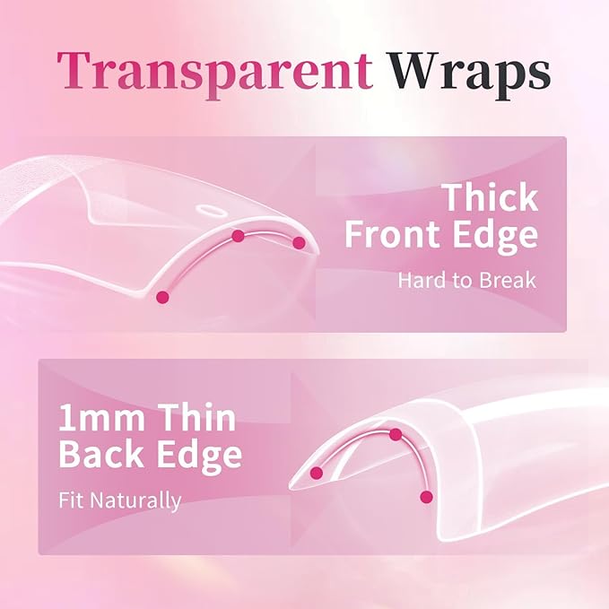 Buqikma French Press On Nails Tips with Handle, 600PCS Half Matte Soft Gel Tip, Fake Nail Tips for Full Cover Nail Extension Home DIY Professional Salon Use (Square Box with Nails Tip)