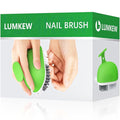 Nail Brush for Cleaning Fingernails With Stiff Soft Bristle, Nail Art Tools Design for Cleaner Hand Foot Toe Under Finger Nails Polish Clean Up Brushes Scrubber for Kids Men Women, 1 Pcs, Green