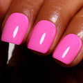 Gel Polish, 0.5 Fl Oz Bright Pink Gel Nail Polish Spring Summer Soak off LED UV Gel Nail Polish Starter Manicure Salon DIY Nail Gel Polish