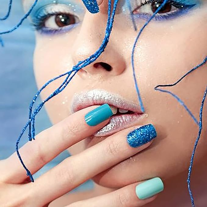 DANNEASY 16 Sheets Nail Polish Strips Solid Color Full Nail Wraps Self Adhesive Nail Polish Stickers Gel Nail Strips for Women Nail Art with 1pc Nail File, Cuticle Stick (Fresh Color)