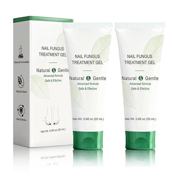 Nail Fungus Treatment Gel - Nail Growth Serum for Repair, Natural Best Repair Solution for Fingernails and Toenails, Multi-Purpose Nail Repair Oil Serum - 2 pcs