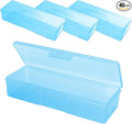 Beauticom Personal Box Storage Case for Professional Manicurist Nails Pedicure (Large Size) (40 Pieces, BLUE)