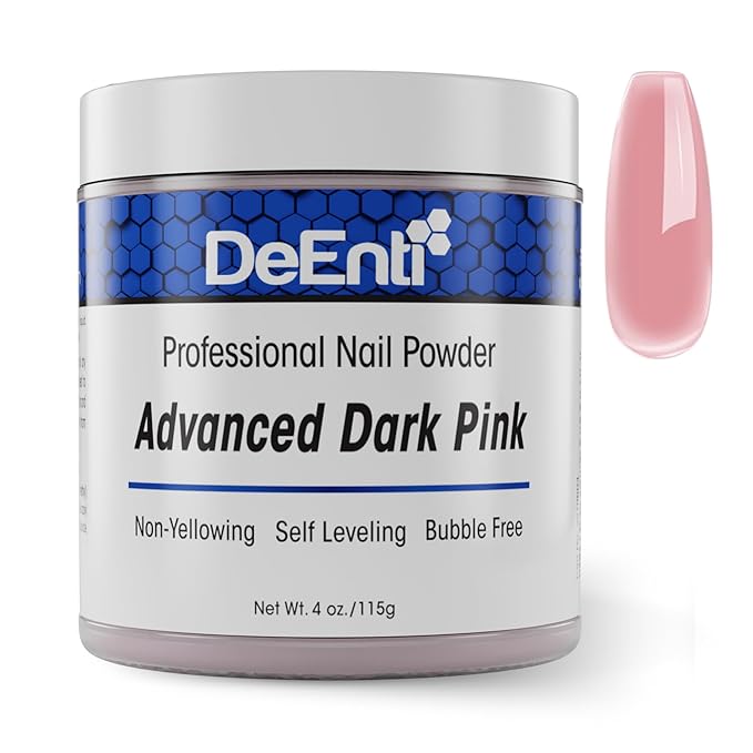 Acrylic Nail Powder - 4oz Dark Pink|Professional Grade, Bubble-Free Acrylic Powder for Nails | Long-Lasting, Chip-Resistant Nail Acrylic Powder for Carving, Extensions & Fake Nails