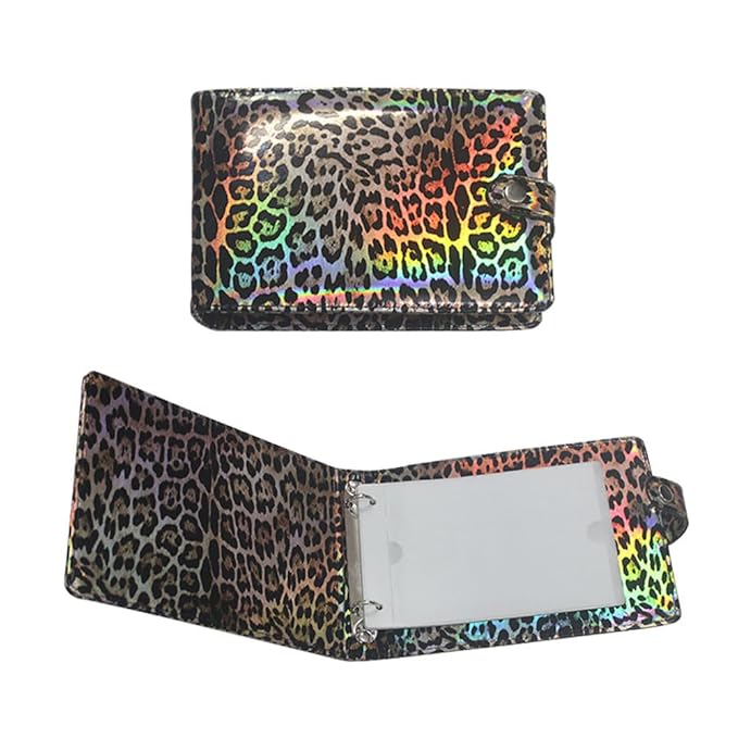 DRDS 16 Slots Nail Art Stamp Plate Holder Stamping Plates Storage Bag Cases Practical Empty Rectangle Plates Big Size 9.5X14.5CM Organizers