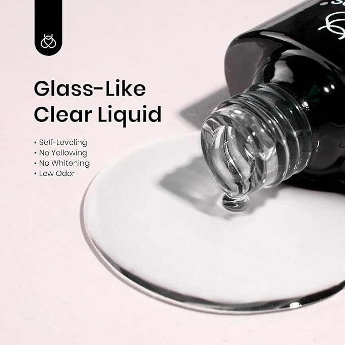 Beetles Black White Gel Polish Set - 4Pcs Gel Polish Kit Black White Colors Gel with No Wipe Top & Base Coat Nail Kit Soak Off UV LED Lamp Manicure Salon DIY Home
