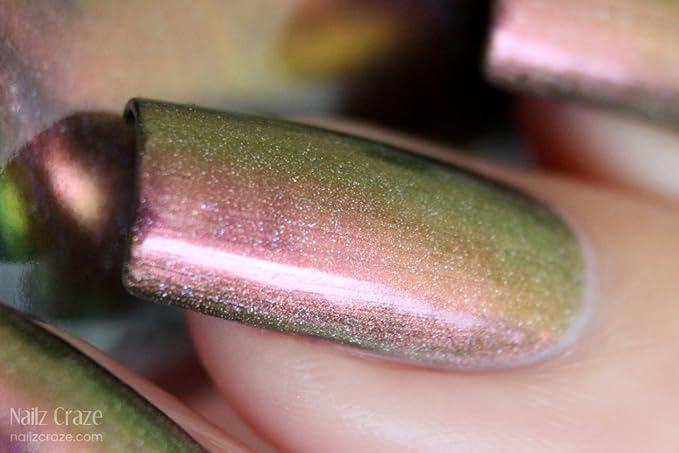 ILNP Nostalgia (H) - Gold, Green, Red, Bronze, Copper Holographic Ultra Chrome Color Shifting Nail Polish