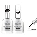 ROSALIND Gel Liner Polish Nail Art Set- 2pcs 11ml Black and White Gel Liner Nail Polish for French Tips Swirl Nails Built Thin Nails Art Brush UV Soak off Gifts for Women