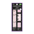 Dashing Diva Gloss Nail Strips - Kinda Cute, Kinda Scary - UV Free, Chip Resistant, Long Lasting Gel Stickers - 3-Piece Glow-in-The-Dark Manicure Set - Contains 32 Wraps, 1 Prep Pad, 1 File