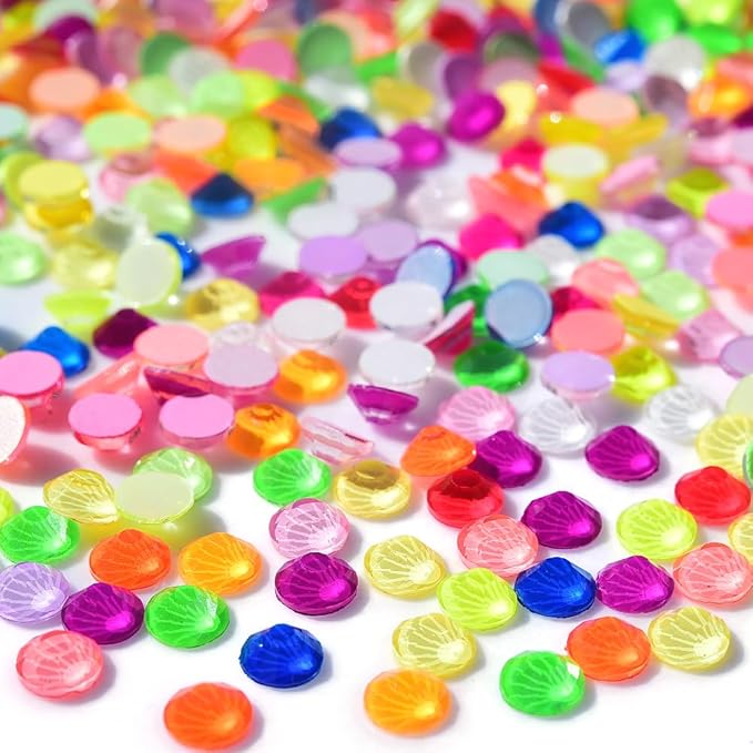 Blinginbox Flatback Rhinestones Round Gems, 1440pcs Luminous Series Glass Stones Neon Gems Non Hotfix Crystal Rhinestones for Nail Charms Crafts Clothes Tumblers,Mixing Colors Neon,SS16.