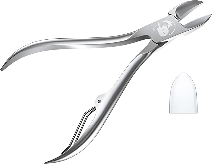 Toenail Clippers for Thick Nails, Medical Grade Stainless Steel Nail Nippers Trusted by Podiatrists for Seniors, Men, and Women – Ideal for Thick Toenails & Foot Care