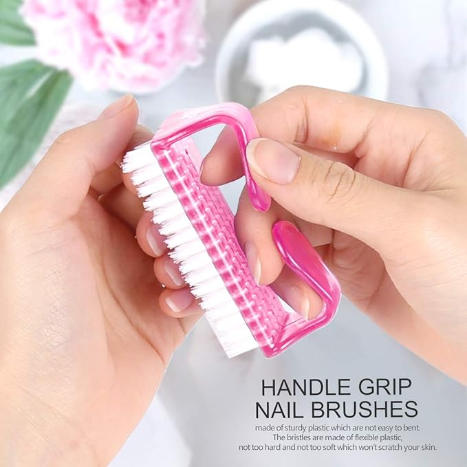 Teenitor Nail Polish Gel Remover Tool Kit, with Soak Off Clips, Cuticle Pusher Peeler Scraper, Remove Pads, Nail Files Buffer Block, Nail Brush Pink