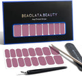 Nail Polish Strips, 32PCS Salon Quality Wraps, Long Lasting Gel Nail Stickers for Women Easy Apply& Remove (Hazy Twilight)