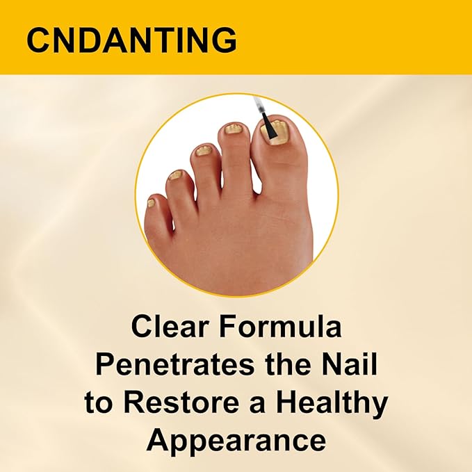 Multi-Purpose Nail Repair with Tolnaftate - Toenail Fungus Treatment Extra Strength Antifungal Solution - Restores Discolored and Damaged Nails - Gentle Formula for Adults & Seniors - 1 fl oz