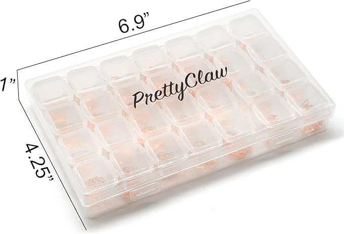PrettyClaw Nail Art Set 28 Styles Nail Charms (1000+ Pieces) (Set #5)