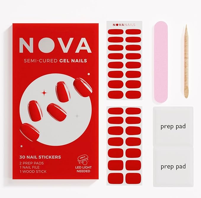 Semi Cured Gel Nail Strips (Lover)