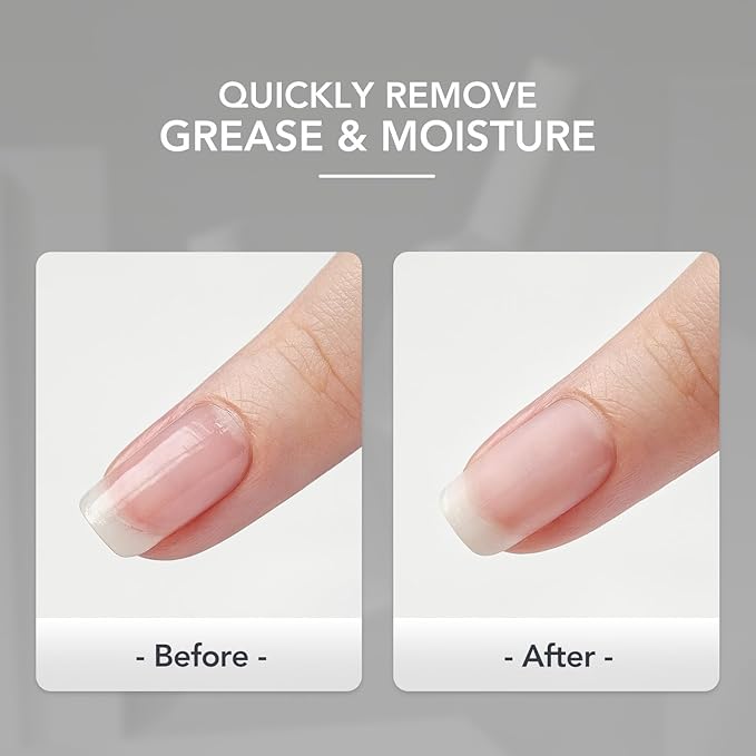 GAOY Nail Dehydrator, Acid-Free Natural Nail Prep Dehydrate, Air Dry for Gel Polish, 16ml