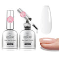 ROSALIND 2pcs Builder Gel for Nails,11ml 7 in 1 Clear Building Gel Nail Strengthener Enhancement Nail Building Nail Apex Soak Off U V Light Cure, Base Coat Top Coat Needed
