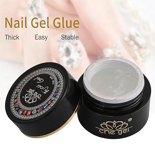 Nail Glue for Acrylic Nails,Professional Nail Glue Accessory False Nail Glue Glue, Rhinestone Nail Tools Nail Glie Accecessary for Nail Glue Acrylic Nails Gel Glue
