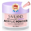 SAVILAND Smoother Pink Acrylic: Strong-Sturdy Keratin Professional Powder for 3D Carving & Extensions Home DIY Nail Art