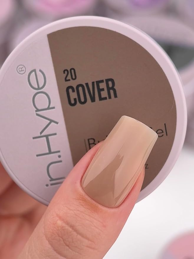 IN.HYPE UV/LED Camouflage Hard/Builder Gel for Nail Extension/Strengthening/Overlays (Cover)