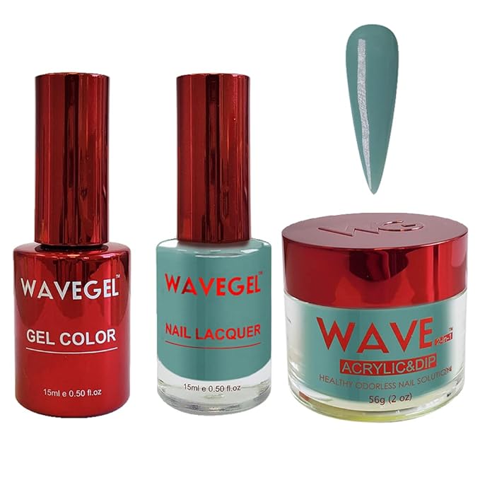 WAVEGEL Soak-Off Gel, Nail Lacquer & Acrylic/Dip Powder Matching Set - Queen Collection - #108 Final Call