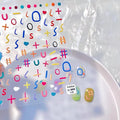 Color Line 5D Stereoscopic Embossed Nail Art Sticker Decal Simple Cute Line Nail Art Sticker Color Graffiti Symbol Pre-Installed Adhesive for Nail Art DIY Design (2 Sheets) + Multifunctional Nail Tweezer (1 Pcs)