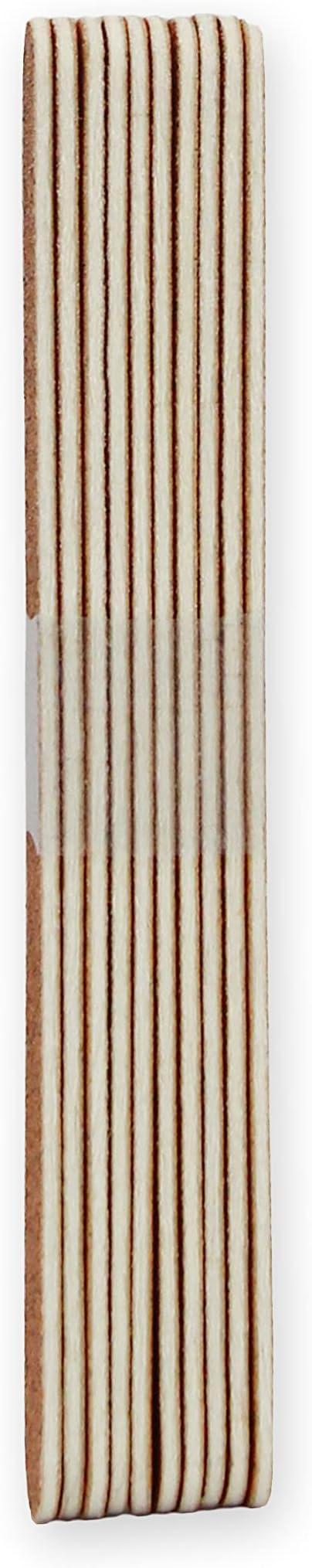 Amazon Basics Double Sided Nail Files Emery Boards for Natural Nails, Nail Care, Home and Salon Use, Pedicure, 50 Count, Brown