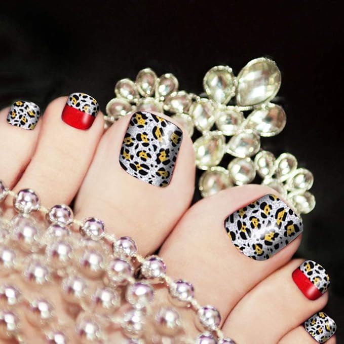 Glitter Nail Stickers for Adult Women 200+ Designs, Self Adhesive Nail Decals Manicure Tip for Fingernails Toenails Summer Party Favors