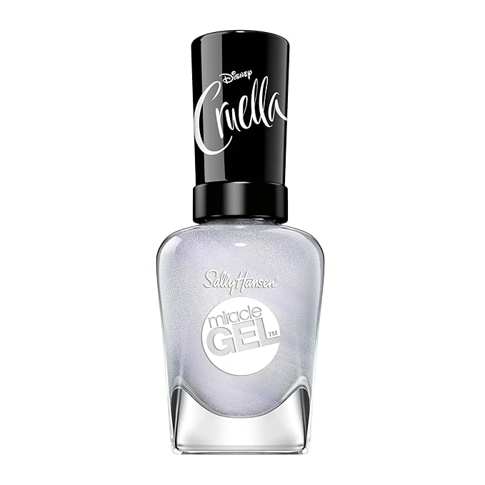 Sally Hansen Miracle Gel and Disney’s Cruella Collection, 861 Iconic Darling, 0.5 Fl Oz