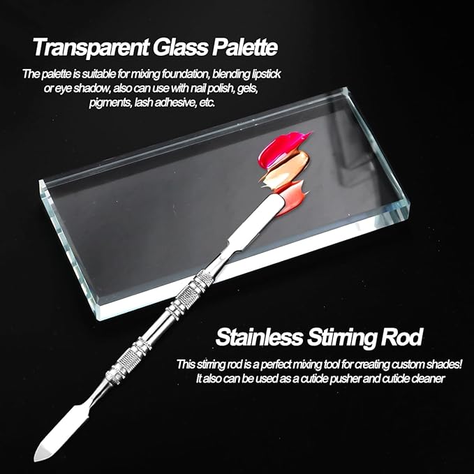 150pcs Nail Swatch Sticks with Ring, Clear Fan-shaped Nails Color Swatches with Palette Spatula Tool for Nail Polish Display Practice Nails Techs Must Haves Nail Supplies