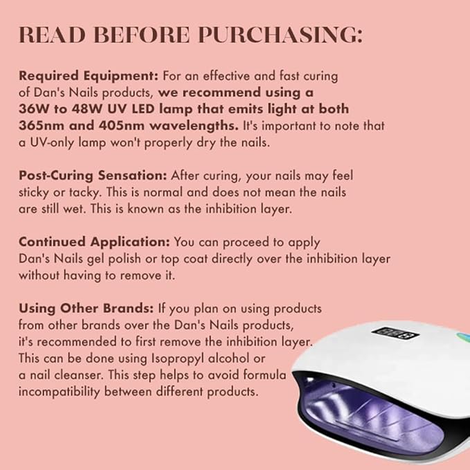 Dan's Nails – Rubber Base Gel Coat Set | Soak off UV/LED Lamp (Crystal Diamonds Trio)