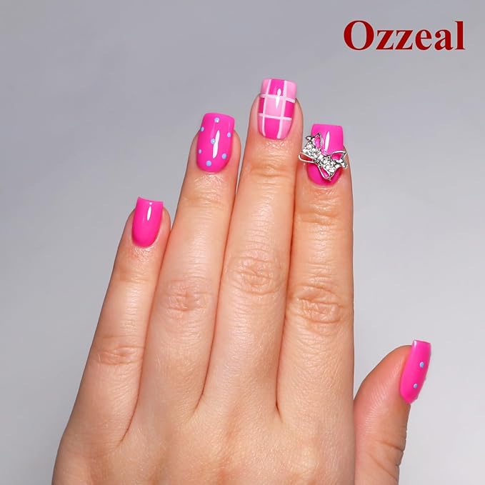 Neon Gel Polish, 0.5 Fl Oz Neon Pink Gel Nail Polish Spring Summer Soak off LED UV Hot Pink Gel Nail Polish Art Starter Manicure Salon DIY Nail Gel Polish Design