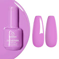 Beetles Purple Gel Nail Polish - 1 Pcs 15ml Pale Soft Purple Gel Polish Spring Colors All Season Soak Off DIY Manicure Salon Uv Fuchsia Shades Nail Art Design Gift for Women Girl