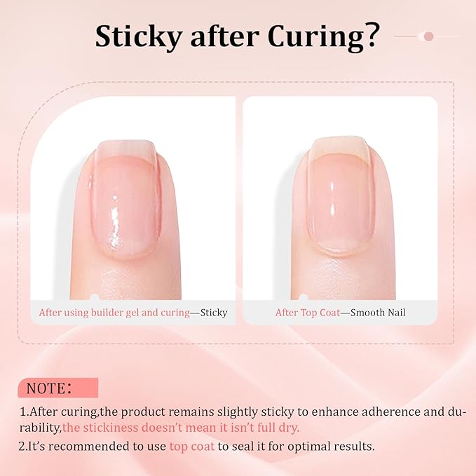 JODSONE Builder Gel for Nails,4Pcs Builder Gel Set 10ml Jelly Brown,Nail Extension & Strengthening,Fall Collection Long Lasting UV Light Cure