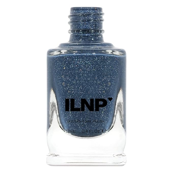 ILNP Better Days - Muted Midnight Blue Holographic Nail Polish