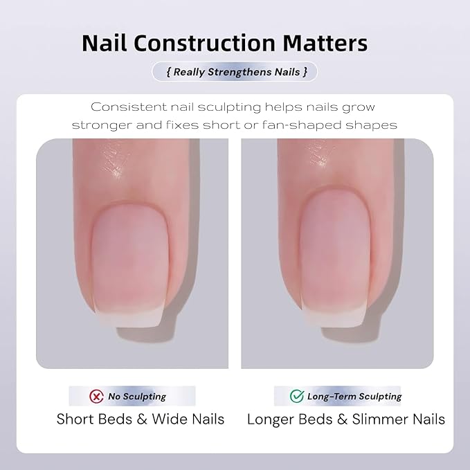 Hema Free Builder Base Gel, Soak Off Fall Winter Glazed Glitter Gel Polish for Strengthening Nail Repair, LED UV Curing 10ml, Salon Shine Finish