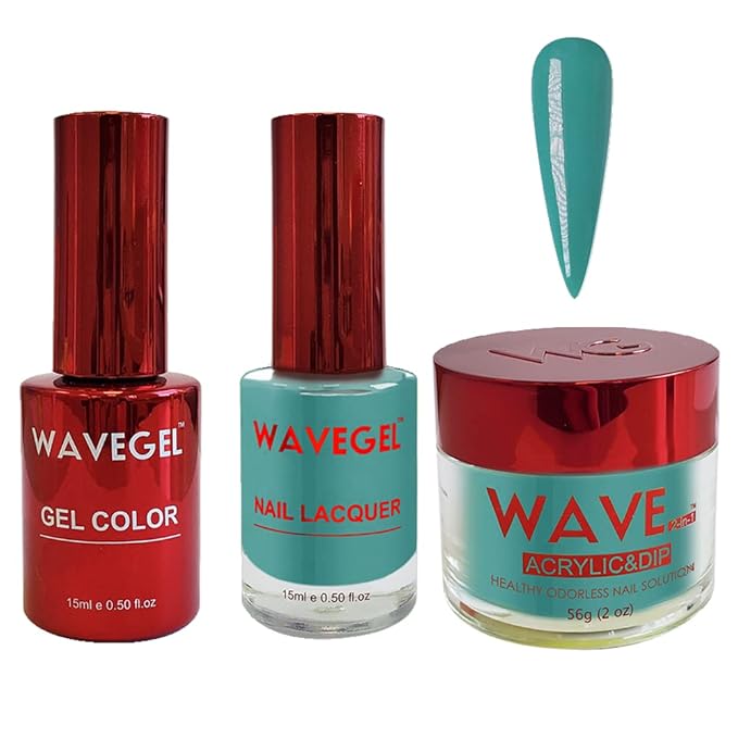 WAVEGEL Soak-Off Gel, Nail Lacquer & Acrylic/Dip Powder Matching Set - Queen Collection - #109 Milady