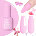 Beetles Pink Gel Polish - Fairy Tale 15ML/0.51Fl Oz, Pastel Light Pink Gel Nail Polish, Soak Off UV LED Lamp Nail Art, Long-Lasting Manicure Salon DIY Home Easter Spring Nails - Gifts for Her