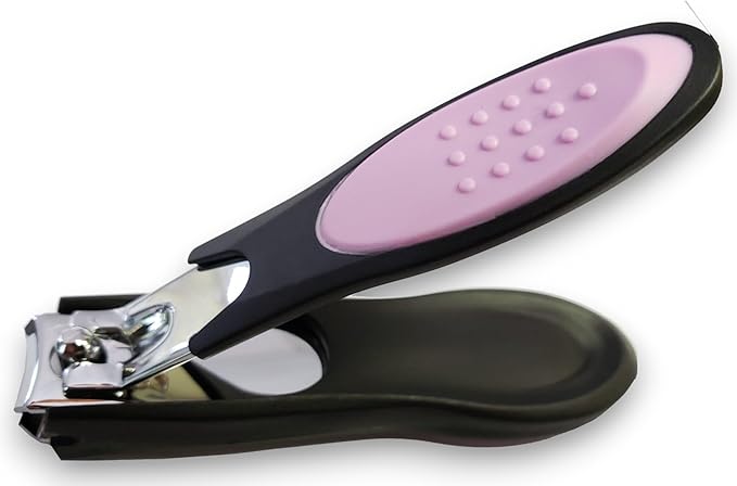 Dream Cut Nail Clipper, Toenail Clippers, Chrome Plated, Stainless Steel, Sharp, Sturdy, Comfort Grip, Nail Catcher, for Men and Women, Nail Cutter, Trimmer