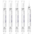 Gellen Nail Glue Remover 5 Pcs, Glue Remover Pen for Press on Nails, Non Acetone Press on Removal, 10s Quick Remove for Nail Tips Fake Nails Solid Glue Gel